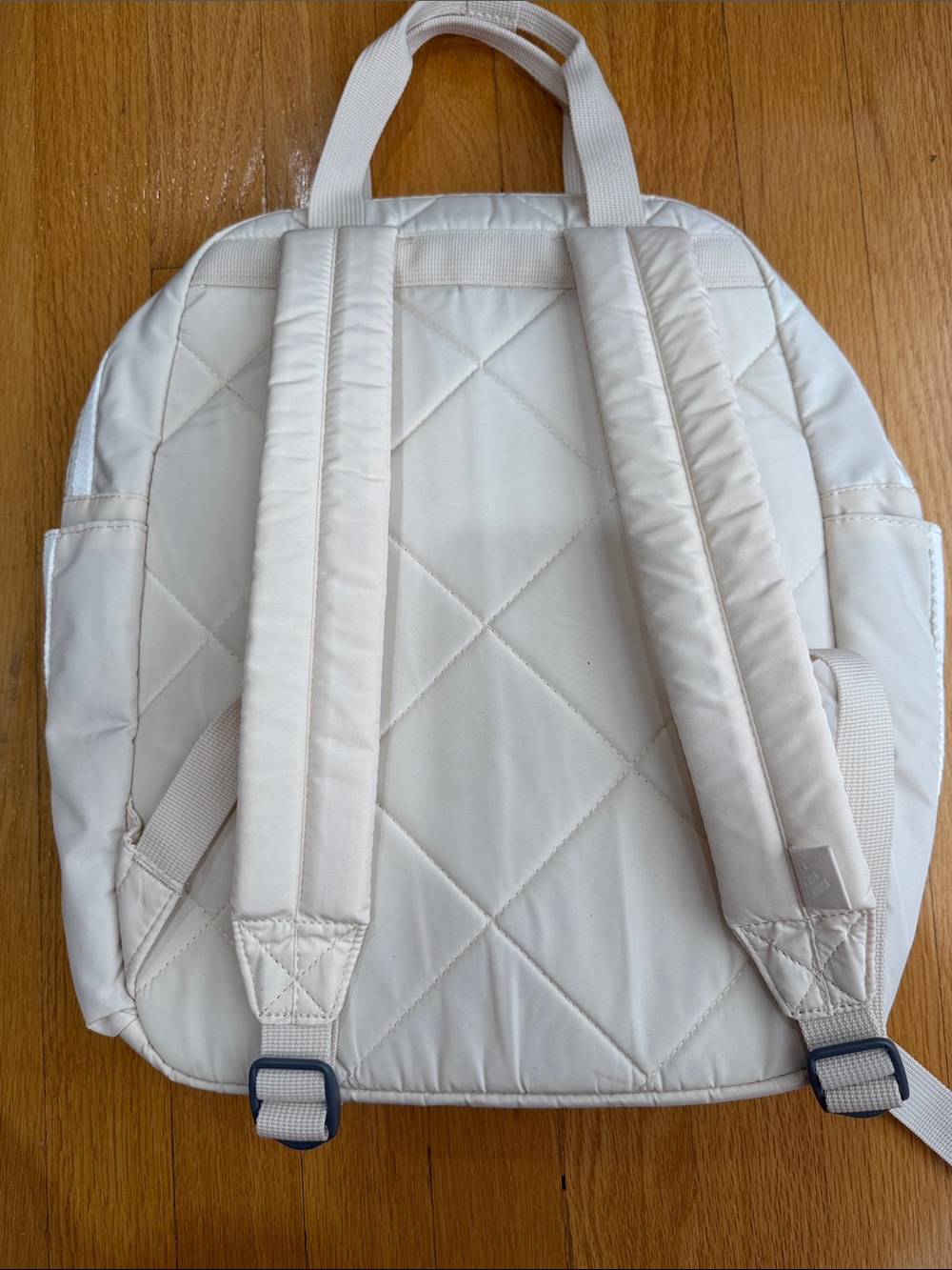 Adidas Cream Everyday Backpack Tote - Lightweight Women’s Bag - Picture 4 of 4